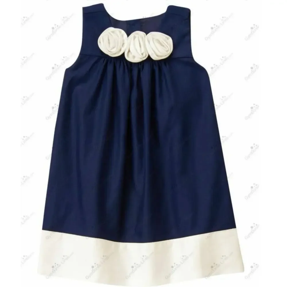 Gymboree Marina Party Colorblock Rosette Dress - 3T
